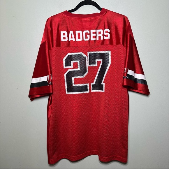 Wisconsin Badgers Red Football Jersey #27 NCAA - Picture 8 of 9